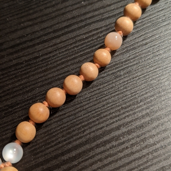 Sandalwood Yoga Necklace - Picture 3 of 3